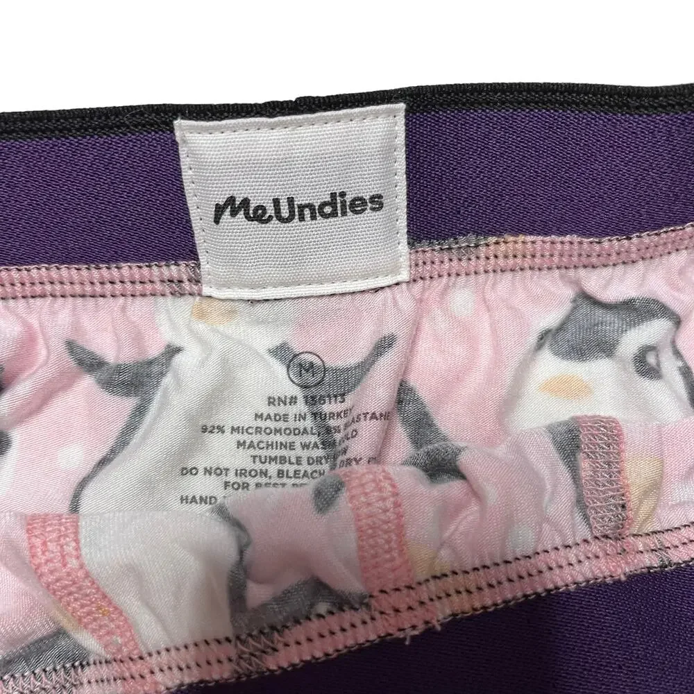 MeUndies Penguin Print Boxer Brief Men's Underwear Size Medium